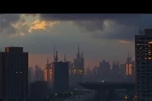 《白桦林信笺》雪地白桦林剧照，树皮与手写信纸